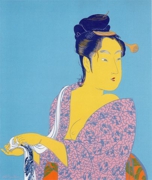 浮気の相　2000年80.3cm×65.2cm アクリル絵具/キャンバス