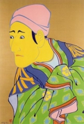 八代目　森田勘弥　2003年194cm×130.3cm アクリル絵具/キャンバス